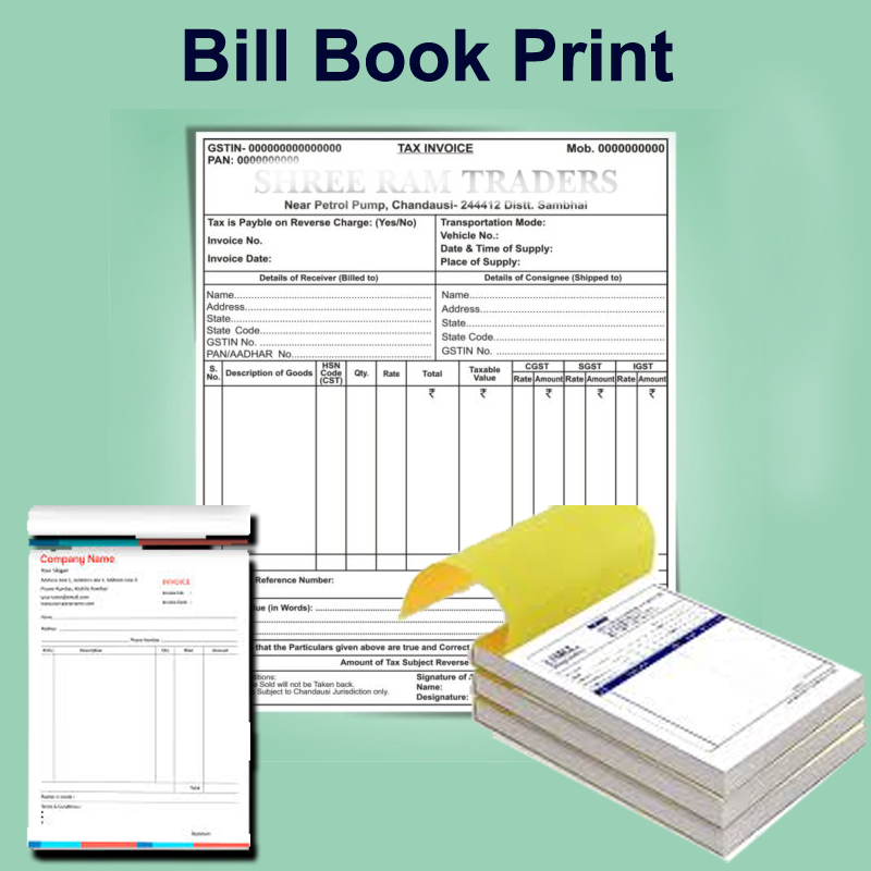 BILL BOOK DESIGN